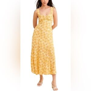 NWOT Free People Rosalee Midi dress